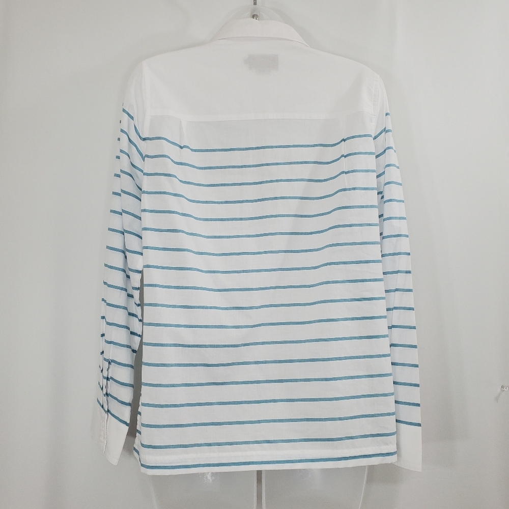 Pendleton Striped Cotton Button Down Top - image 5